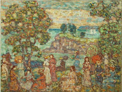 Landschaft (Strandszene) von Maurice Brazil Prendergast