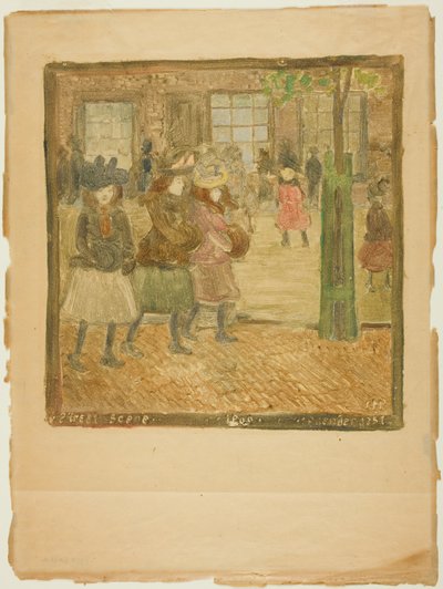 Straßenszene von Maurice Brazil Prendergast