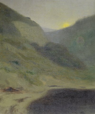 Landschaft bei Dämmerung von Maurice Chabas