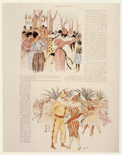 Karneval in Nizza, 1894 von Maurice Charles Mathieu Bonvoisin