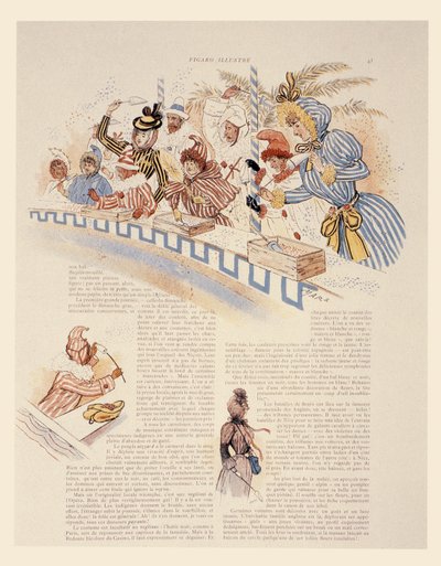 Karneval in Nizza, 1894 von Maurice Charles Mathieu Bonvoisin