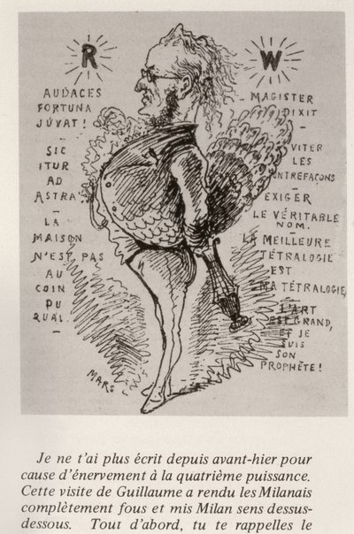 Richard Wagner, ca. 1875 von Maurice Charles Mathieu Bonvoisin