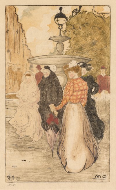 Place Saint Georges von Maurice Delcourt