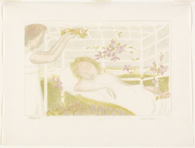 Allegorie, Platte eins von Liebe von Maurice Denis