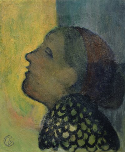 Kopf im Profil erhoben, ca. 1890 von Maurice Denis
