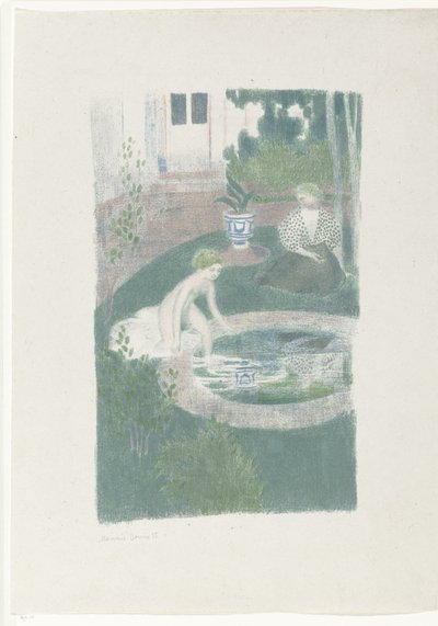 Das Spiegelbild im Brunnen von Maurice Denis