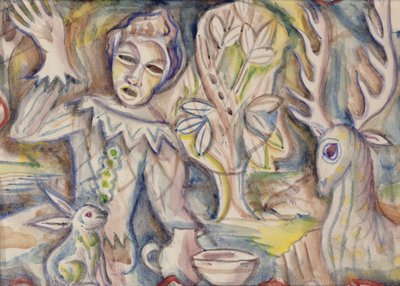 Harlekin, ca. 1940-41 von Maurice Denton Welch