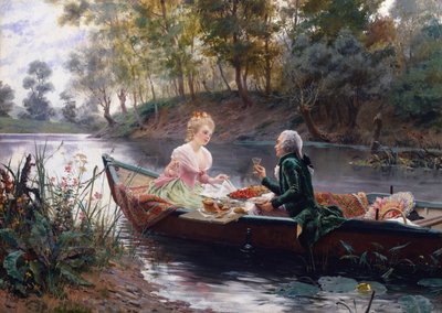 Ein romantisches Mittagessen von Maurice Leloir