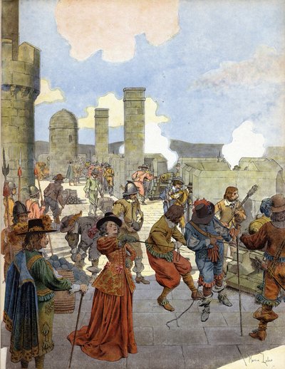 Fronde, 4. Juli von Maurice Leloir