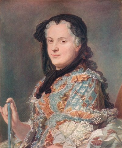 Marie Leszczyńska, ca. 1748 von Maurice Quentin de La Tour