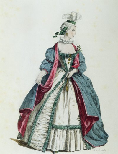 Silvia im Jahr 1716, von Maurice Sand von Maurice Sand