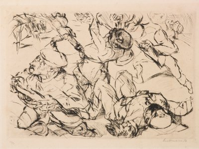 Angriff von Max Beckmann