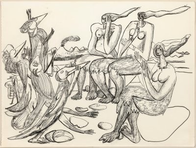 Vogelspiel von Max Beckmann