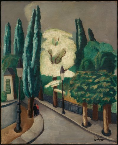Blühende Akazie von Max Beckmann