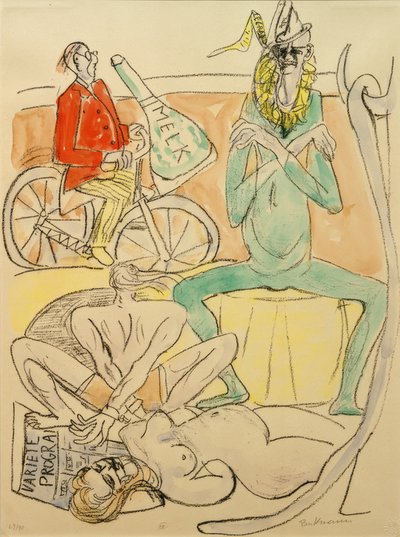 Zirkus von Max Beckmann