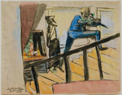 Der Hotelpage von Max Beckmann