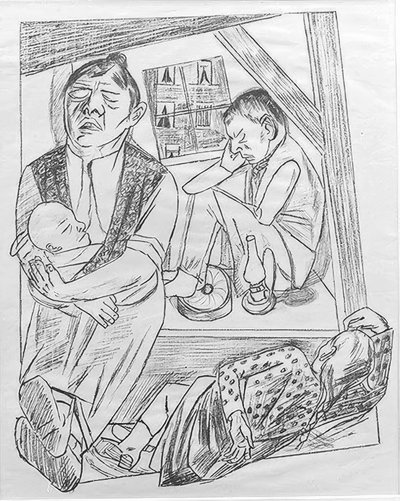 Die Nacht von Max Beckmann