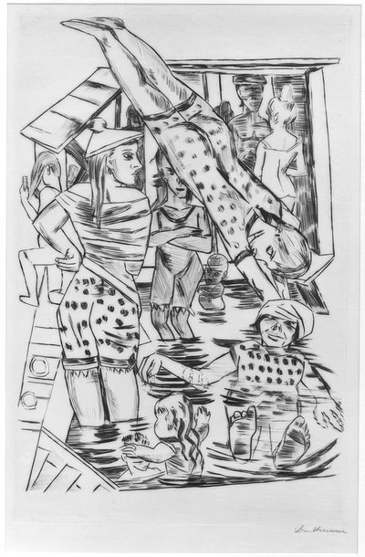 Frauenbad von Max Beckmann