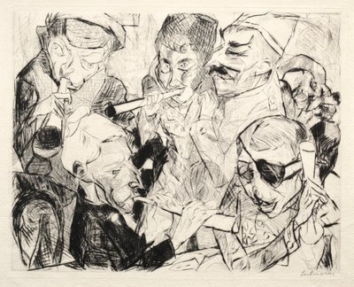 Frohes neues Jahr 1917 von Max Beckmann