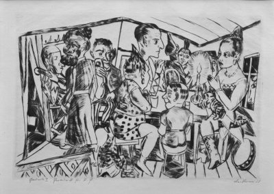 Hinter den Kulissen von Max Beckmann