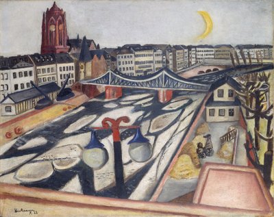 Eis auf dem Fluss von Max Beckmann