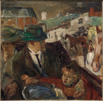 Im Auto von Max Beckmann