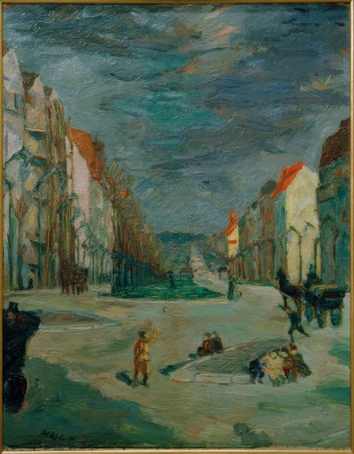 Kaiserdamm in Berlin von Max Beckmann