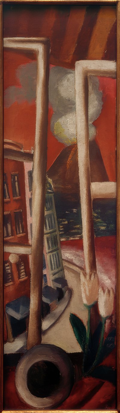 Landschaft mit Vesuv von Max Beckmann