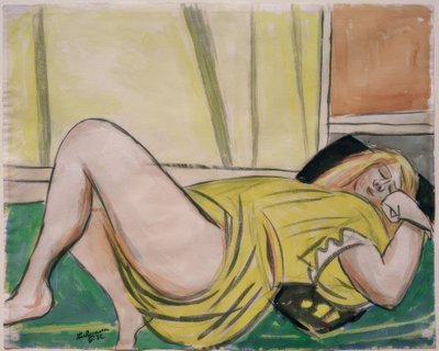 Liegende von Max Beckmann