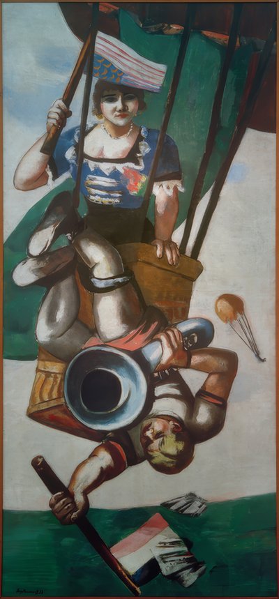 Luftakrobaten von Max Beckmann