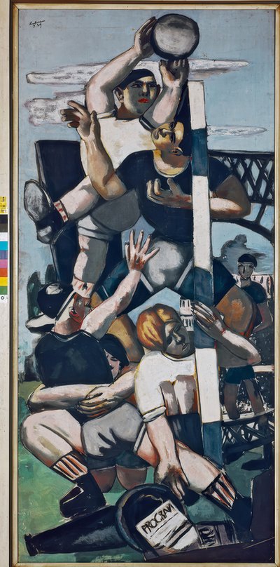 Rugbyspieler von Max Beckmann