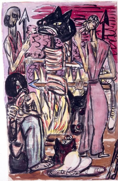 Opfermahl von Max Beckmann