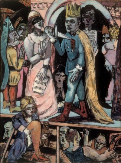 Schauspieler von Max Beckmann