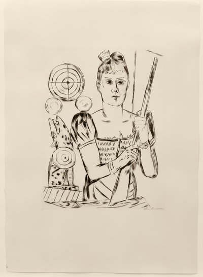 Schießbude von Max Beckmann