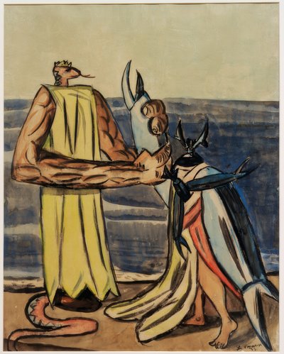 Schlangenkönig und Hirschkäferbraut von Max Beckmann