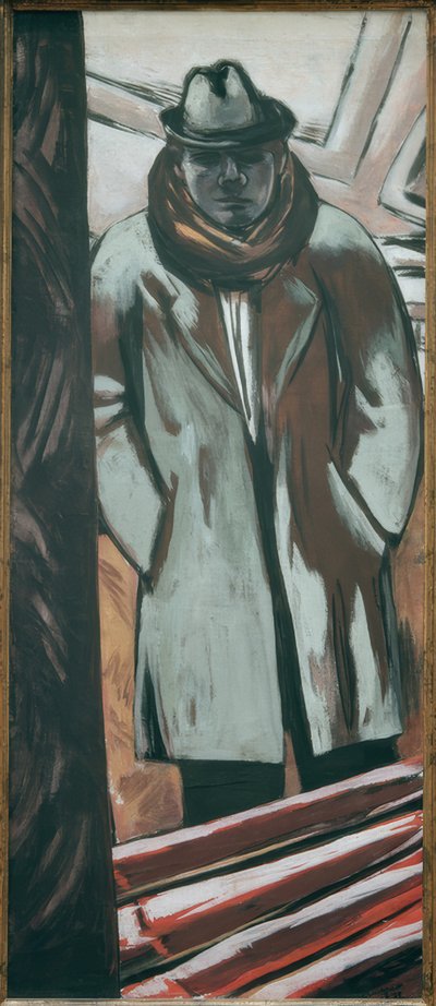 Selbstbildnis im Hotel von Max Beckmann
