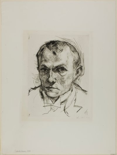 Selbstporträt von Max Beckmann