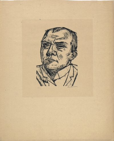 Selbstporträt von Max Beckmann