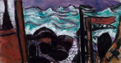 Kleine stürmische See von Max Beckmann