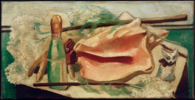 Stilleben mit rosa Muschel von Max Beckmann