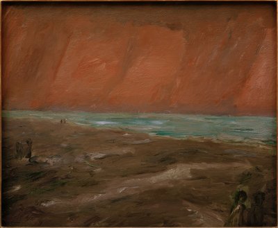Trüber Abend am Meer von Max Beckmann