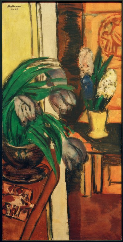 Violette Tulpen von Max Beckmann
