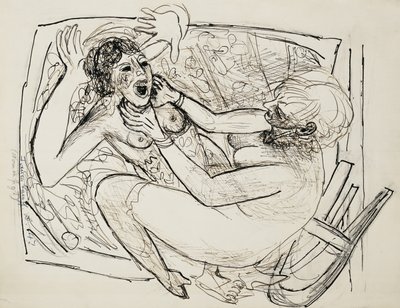 Frauenkampf von Max Beckmann