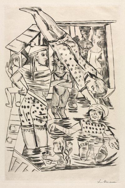 Frauenbad von Max Beckmann