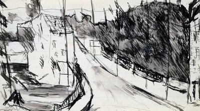 Straße der Vororte, ca. 1900-1944 von Max Jacob