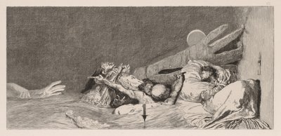 Ein Handschuh: Ängste, 1880 von Max Klinger