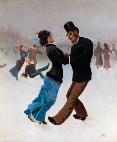 Eisläufer, ca. 1920 von Max Klinger