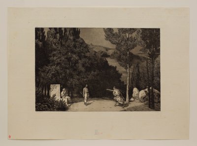 Pyramus und Thisbe III von Max Klinger