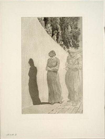 Scham, Tafel neun aus Eine Liebe von Max Klinger
