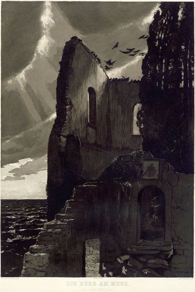Das Schloss am Meer von Max Klinger